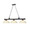 Z-Lite Cordon 3 Light Billiard, Bronze & Golden Mottle 2306-3BRZ-DGM14 - alternate 3